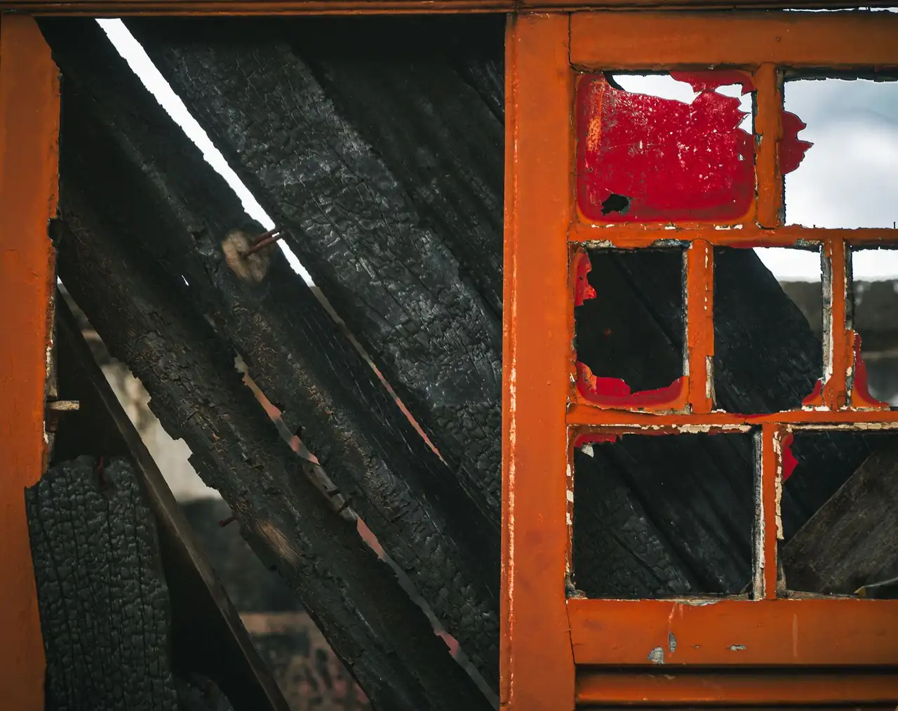 Structural damage from fire